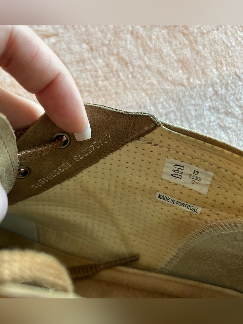 Ecco tan low cut tie leather ankle boots size 40, 9-9.5 casual comfort - Picture 9 of 9